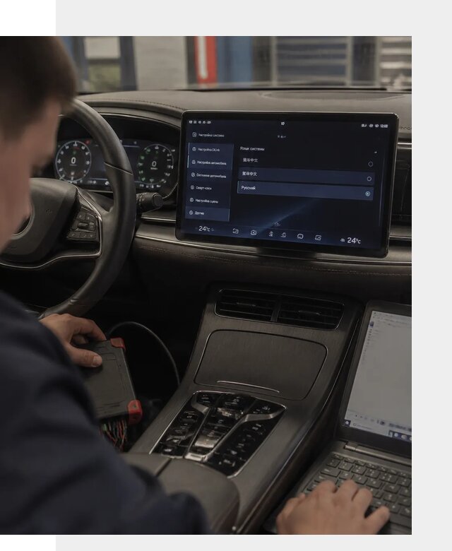 Русификация автомобиля BYD HAN для эксплуатации в Каменске-Уральском